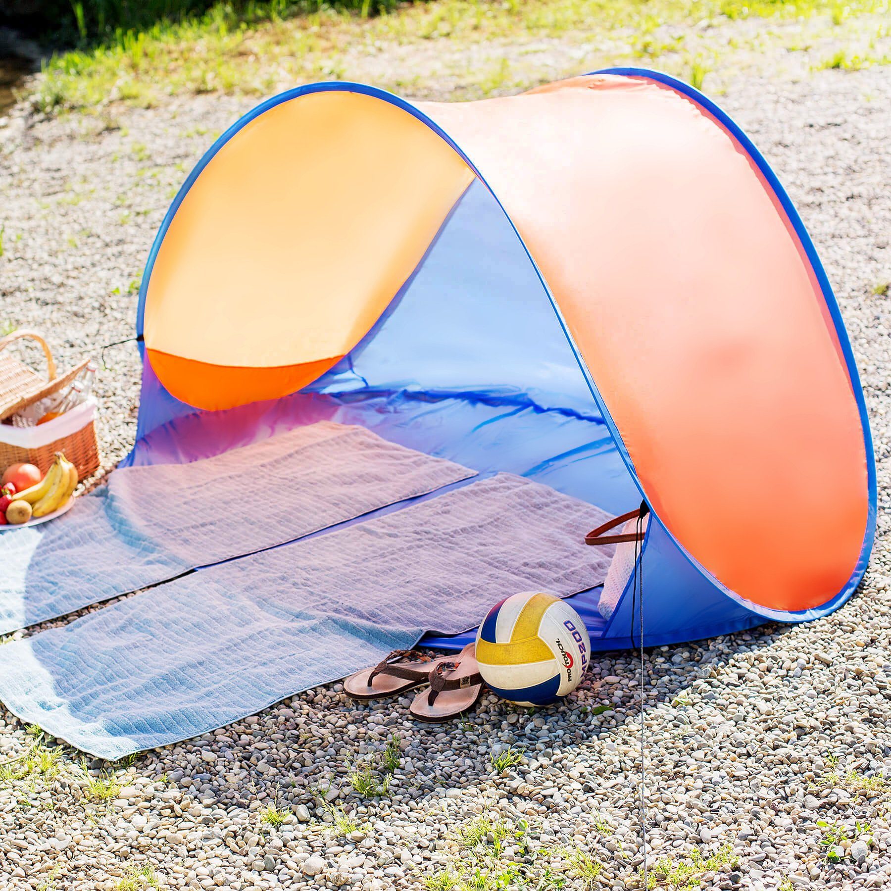 tectake Strandmuschel Jasmin, Personen: 2