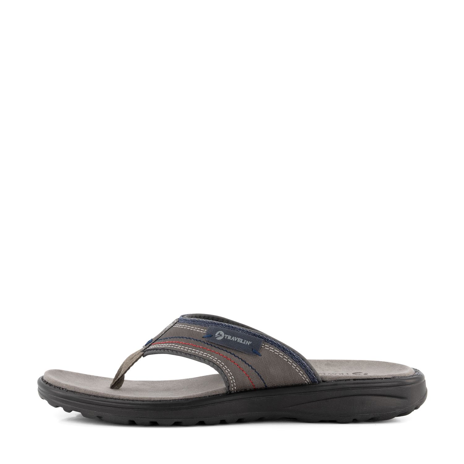 Travelin' Fiksdal graue Herren Zehentrenner