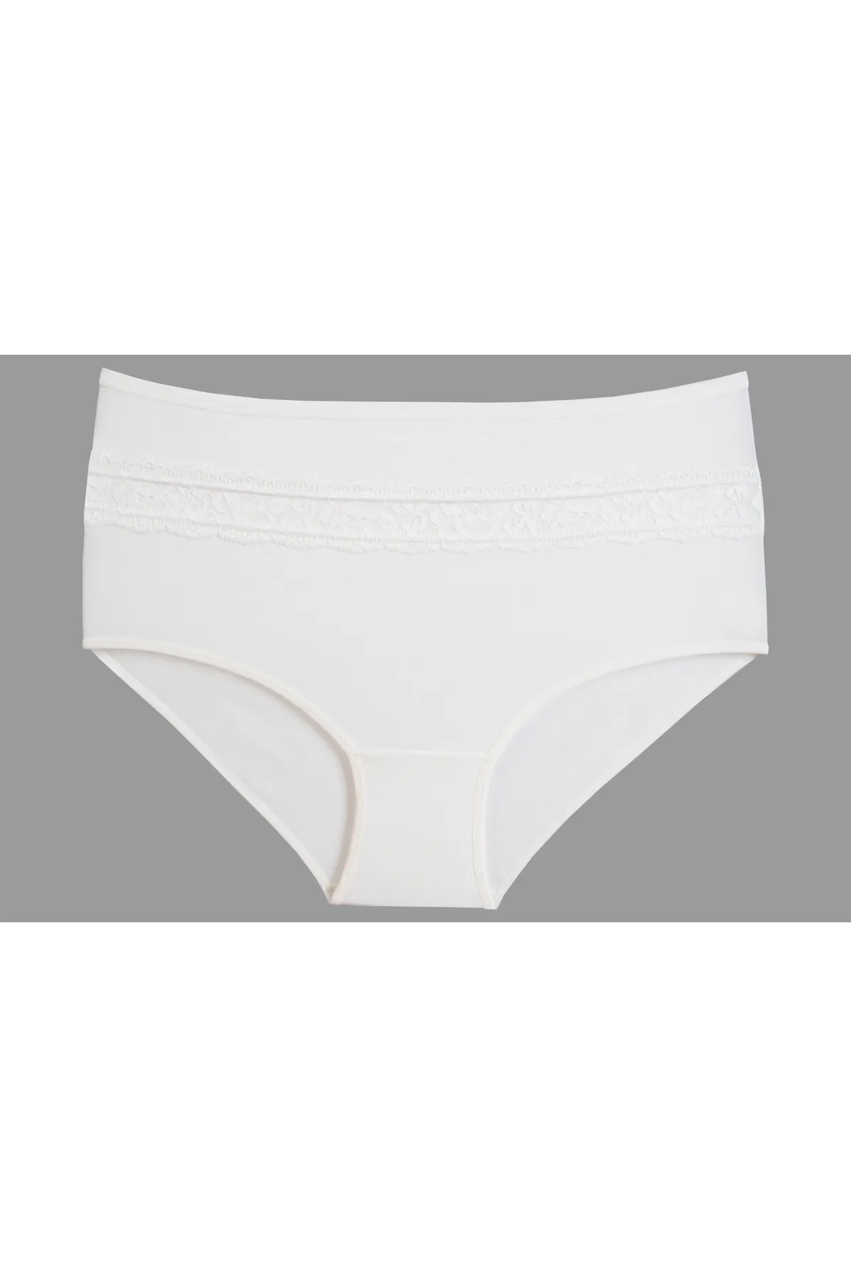 Nicoletta  Damenhöschen, große Größe, 5er-Pack, Baumwolle, Lycra, GRAU