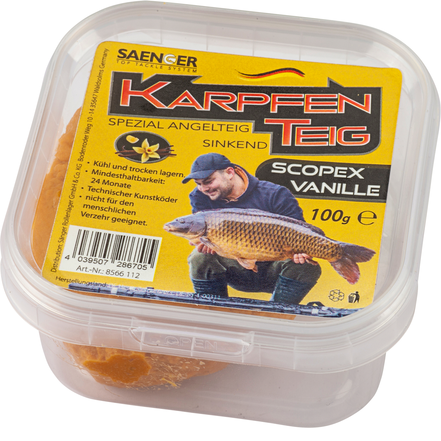 Sänger Karpfenteig (Scopex Vanille)