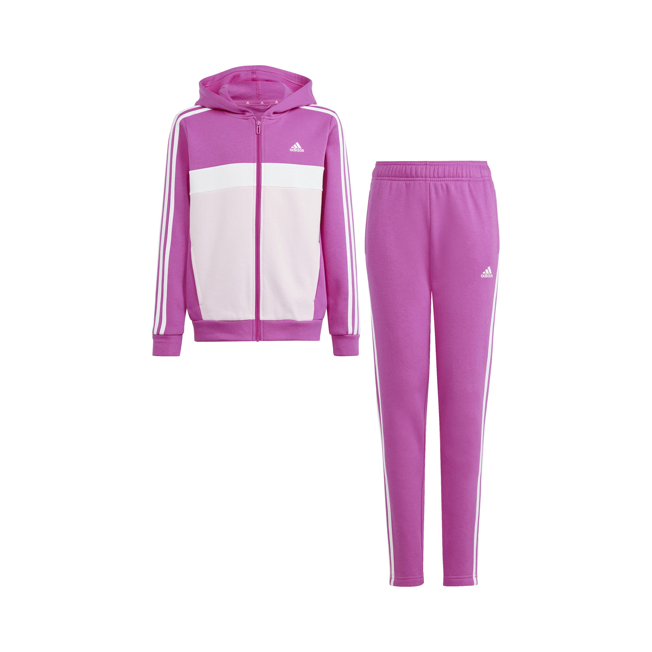3-Stripes Trainingsanzug Mädchen - Pink, Rosa