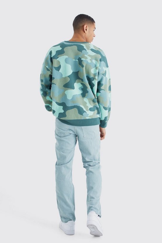 Lockere Jeans mit Naht-Detail