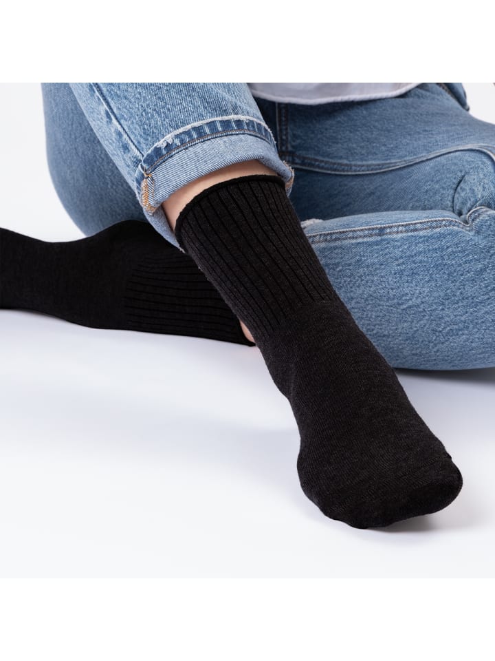 Occulto 10er Pack Diabetikersocken Velano in Schwarz günstig kaufen