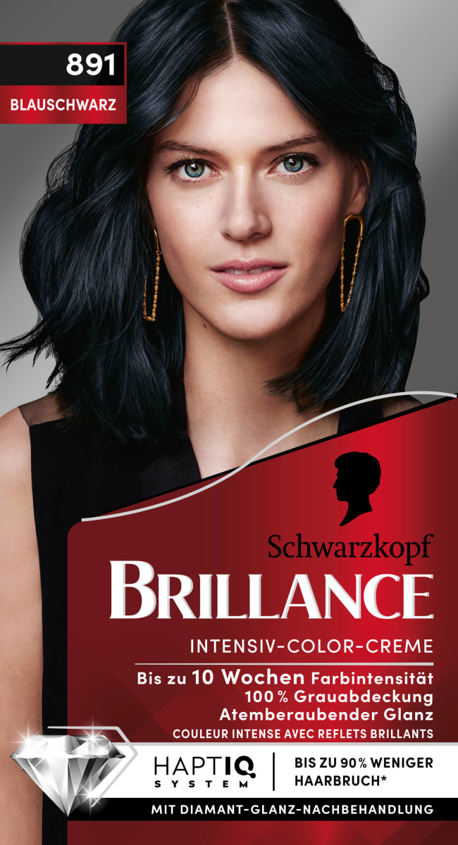 Haarfarbe 891 Blau-Schwarz, 1 St