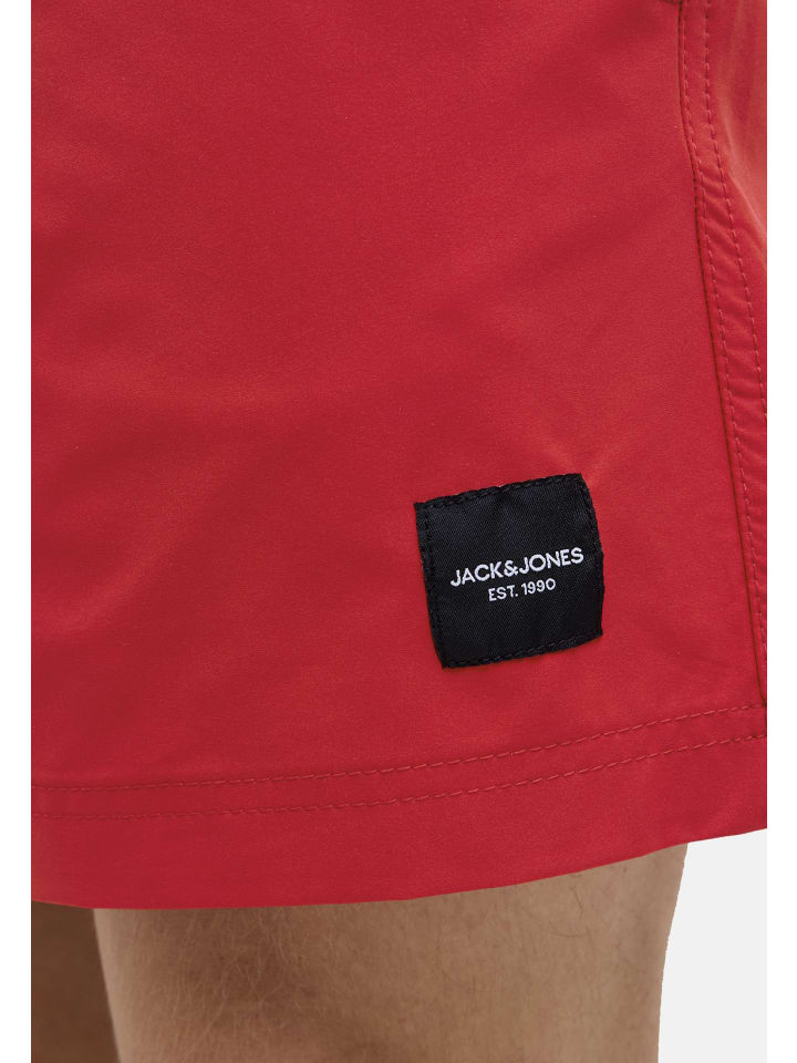 Jack & Jones Bade-Shorts 'Maui' in rot günstig kaufen