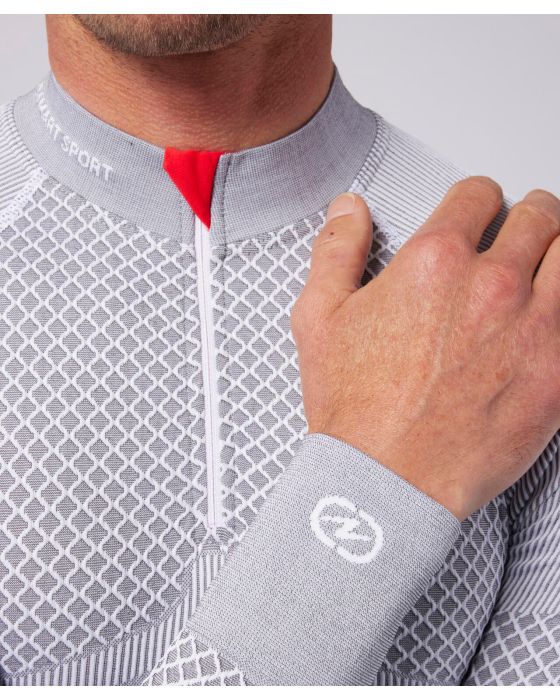 T-shirt col zippé Energy 3 Thermolactyl homme