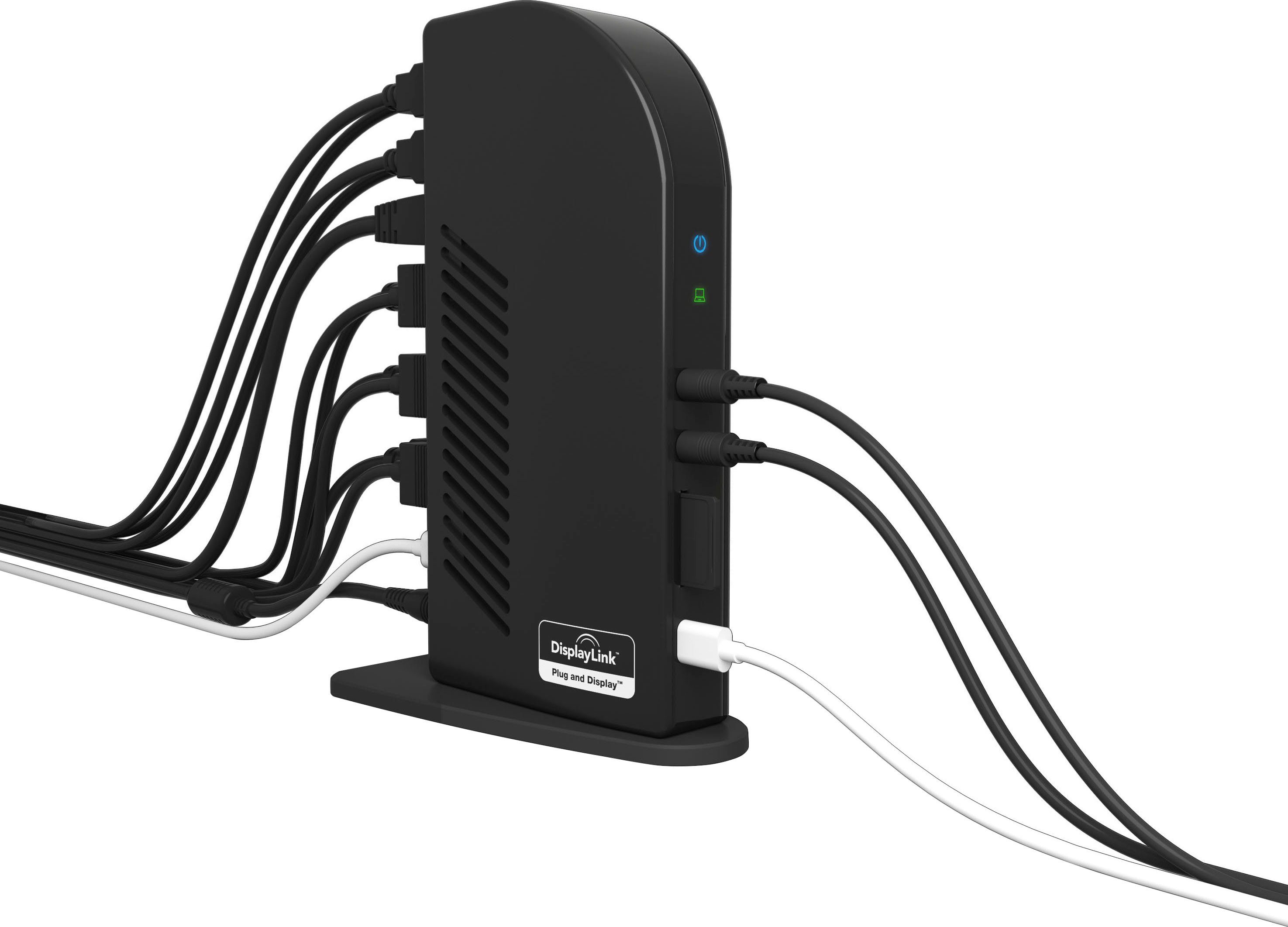 ICY BOX Laptop-Dockingstation ICY BOX USB Type-C DockingStation, mit dreifacher Videoausgabe