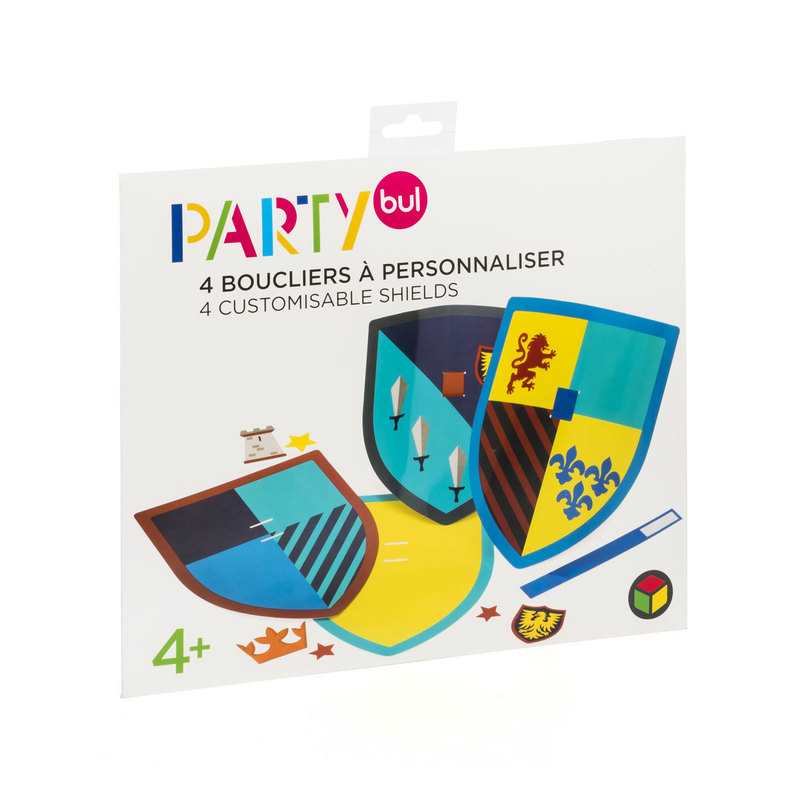 4 boucliers à personnaliser Oxybul