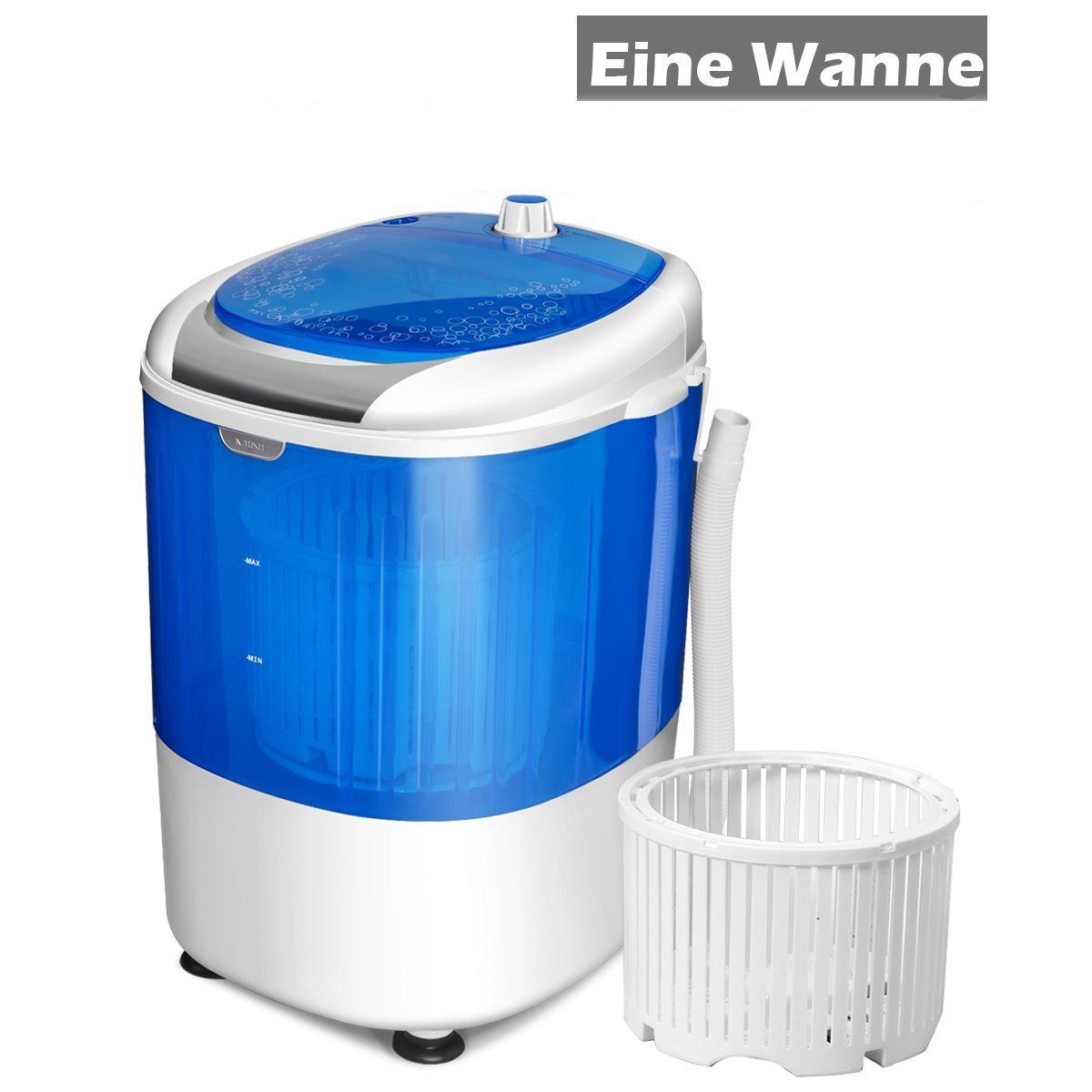 COSTWAY Waschmaschine EP24428DE/XBP25-848B, 170W, 2,5kg Kapazität