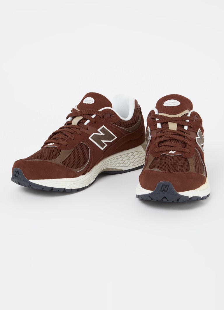 New Balance 2002R – buty sportowe z siateczki z detalami ze zamszu
