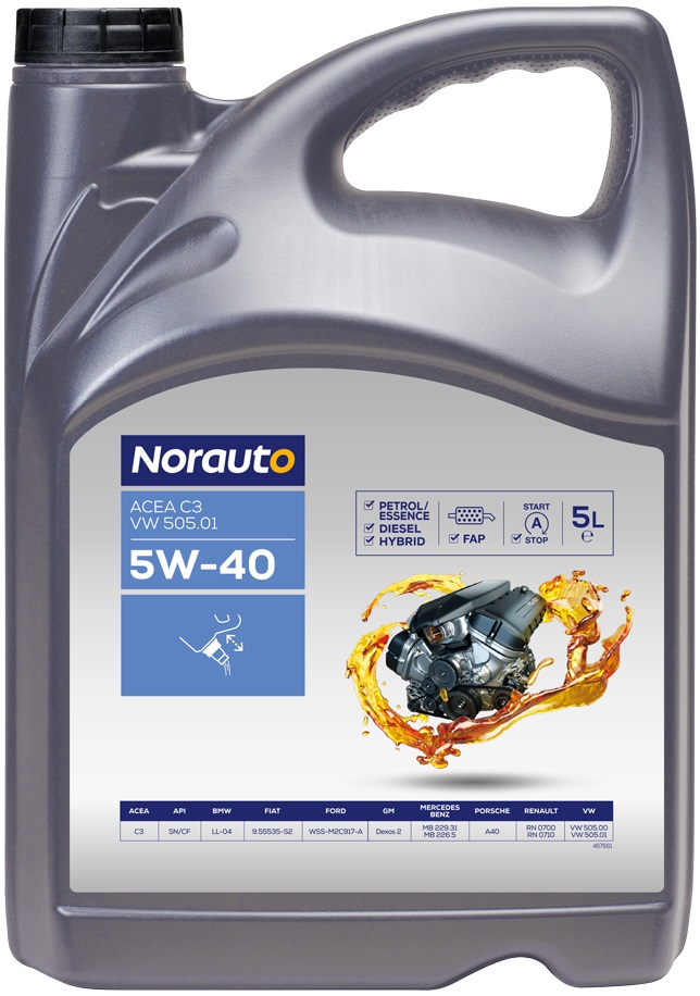 NORAUTO 5W-40 505.01, 5L - ATU