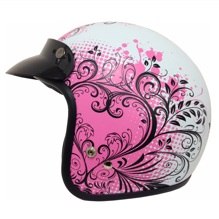Nikko Jethelm Ramona, pink gemustert, Größe L - ATU