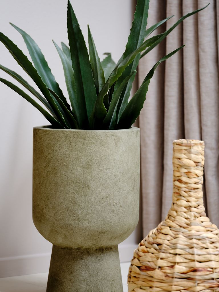 SOLVI Doniczka SOLVI Ø25xW40cm zielona