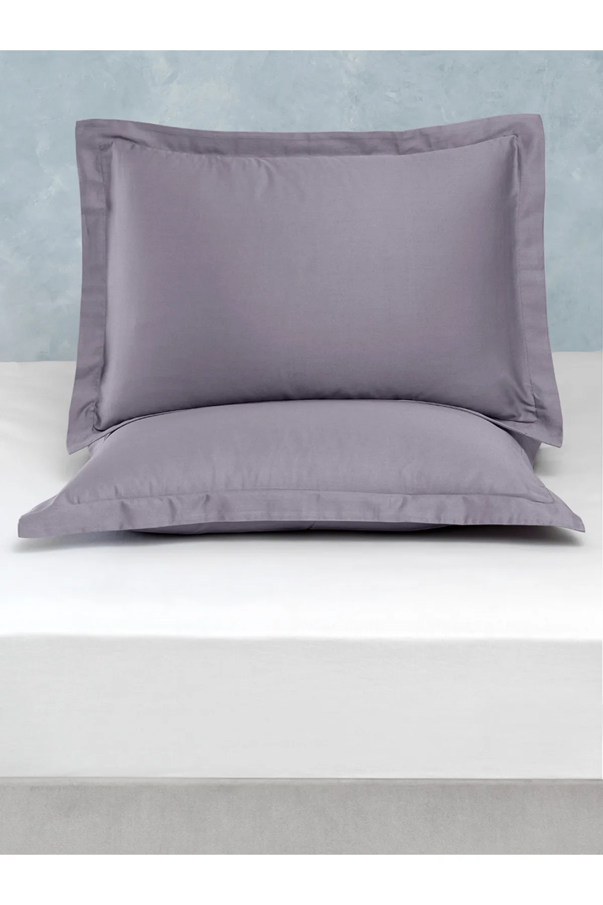 Karna Home  Klassisches Doppel-Bettbezug-Set aus Baumwollsatin