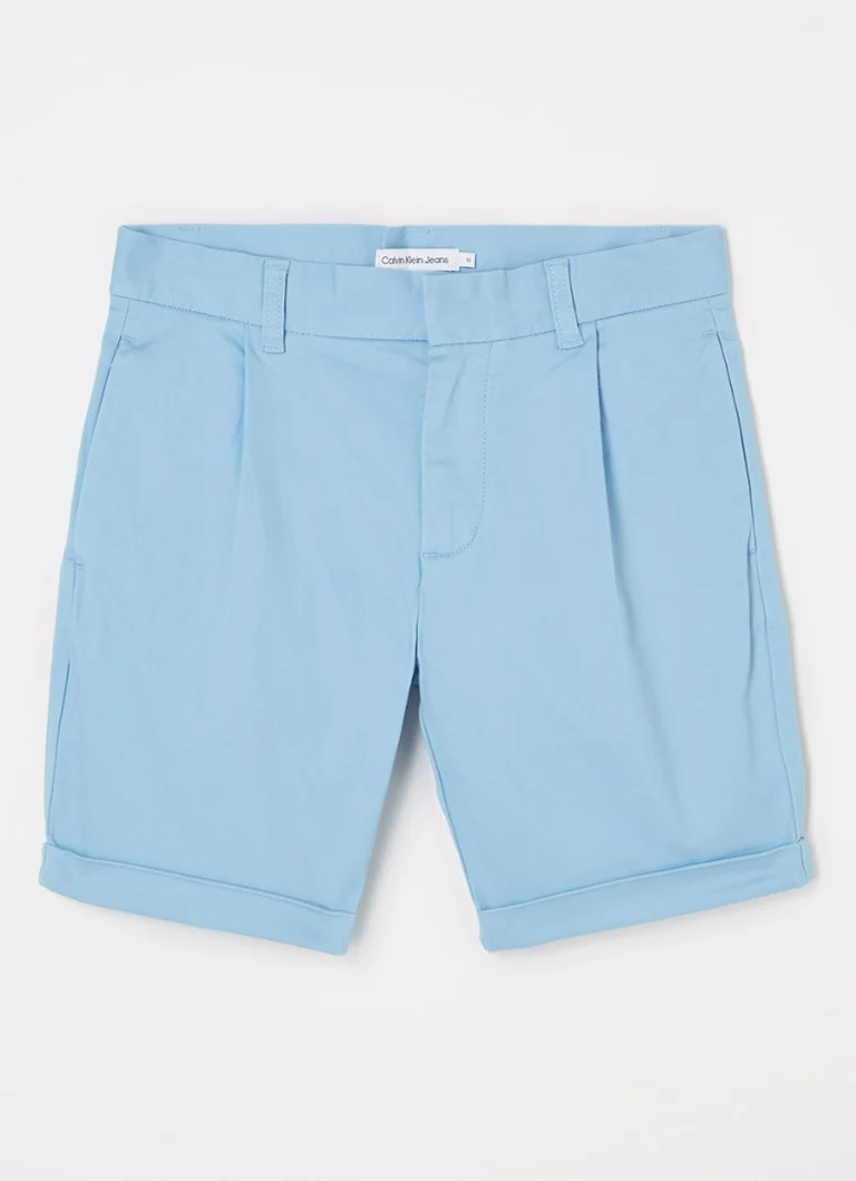 Pantaloni scurți chino cu croială dreaptă și buzunare laterale Calvin Klein Ceremony