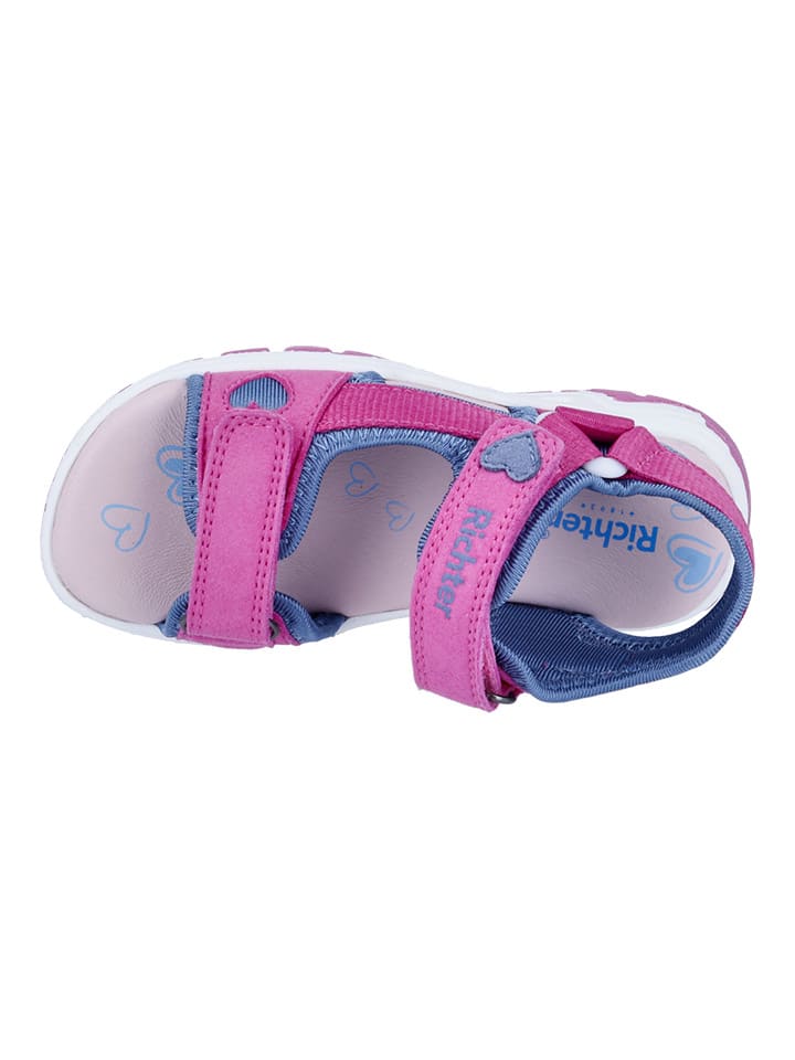 Richter Shoes Sandalen in Pink/ Blau günstig kaufen