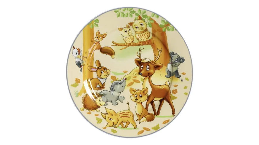 Ritzenhoff & Breker Dessertteller WALDTIERE Ø 19cm bunt