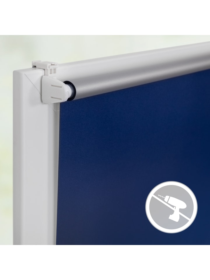 Lichtblick Seitenzugrollo in Blau günstig kaufen