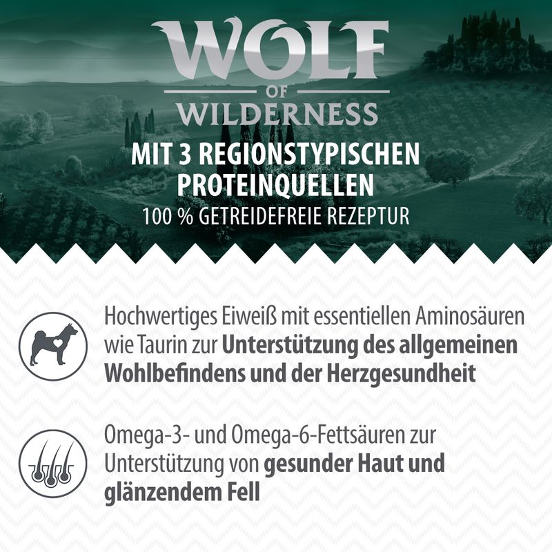 Wolf of Wilderness 'Triple Taste' 12 x 125 g