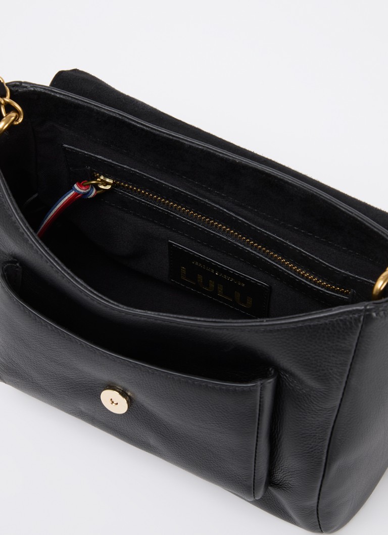 Jérôme Dreyfuss Lulu M crossbody bag in calfskin with goatskin details