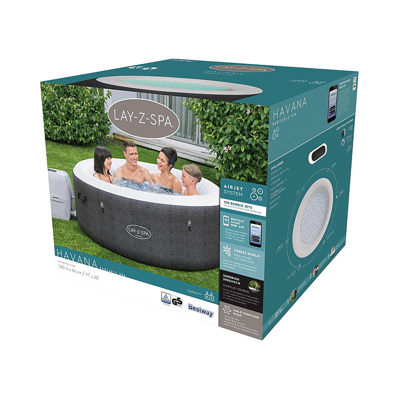 Bestway Boblebasseng Lay-Z spa, Havana