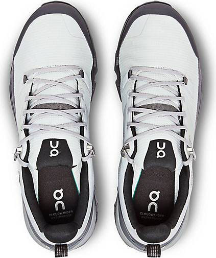 On Herren Leichtwanderschuhe CLOUDWANDER WATERPROOF GLACIER