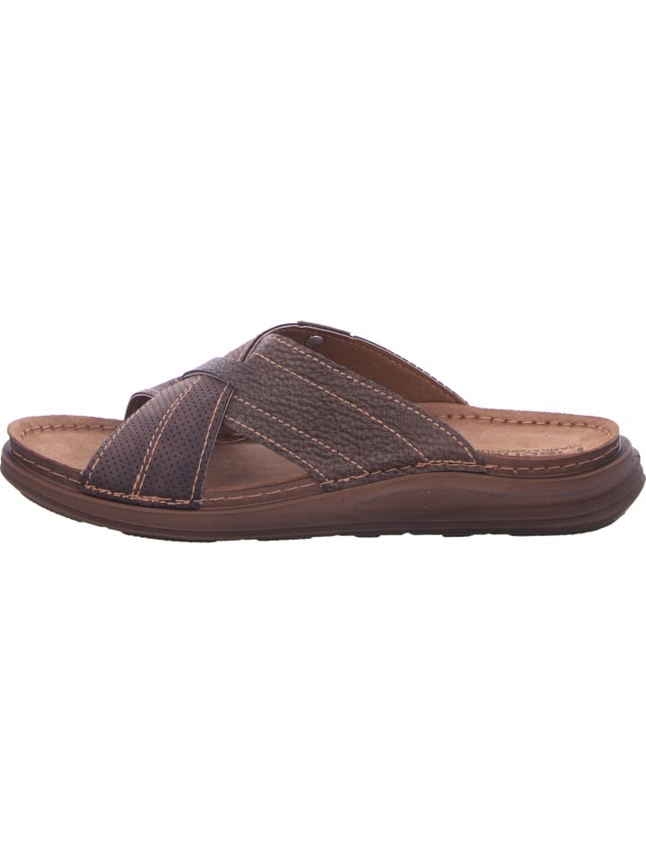 Fischer Markenschuh Pantolette in braun günstig kaufen