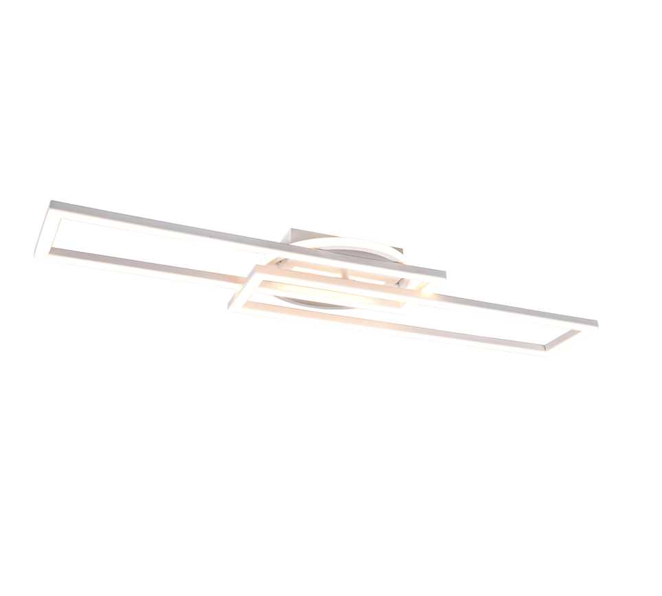 Reality Leuchten LED Deckenleuchte Twister Weiß