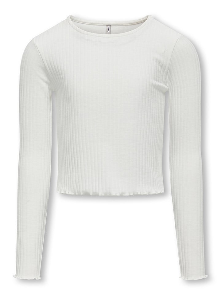 KIDS ONLY Longsleeve in Weiß günstig kaufen