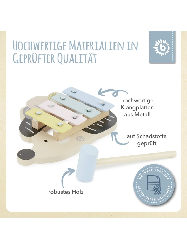 Bieco Spielwaren Xylophon Igel - ab 12 Monate in Mehrfarbig günstig kaufen onesize