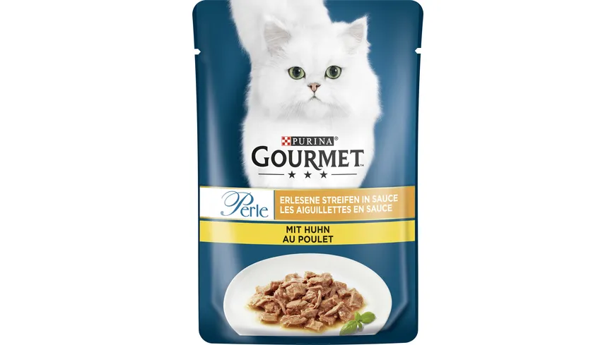 PURINA GOURMET Perle Erlesene Streifen mit Huhn 85 g