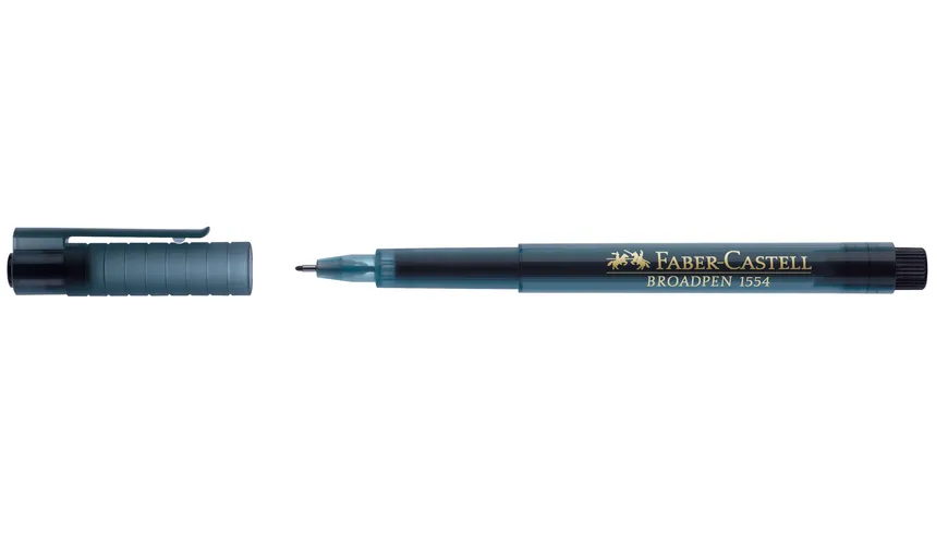 FABER-CASTELL Fineliner Castell Broadpen schwarz