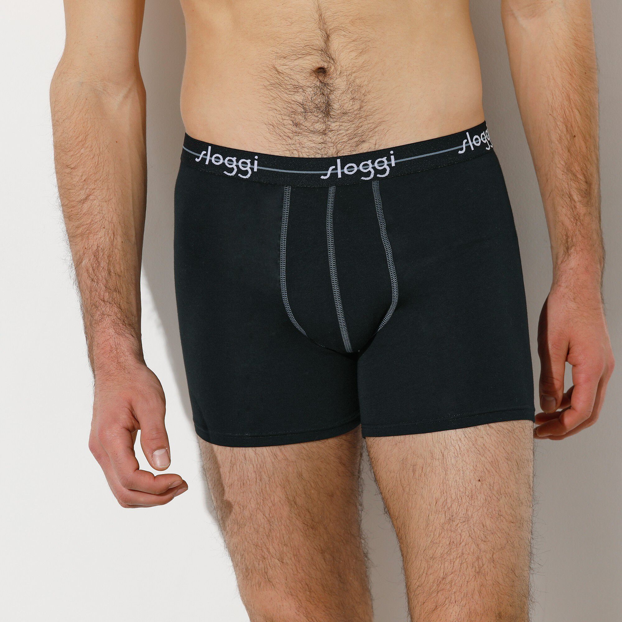 Boxer long coupe short Sloggi Start