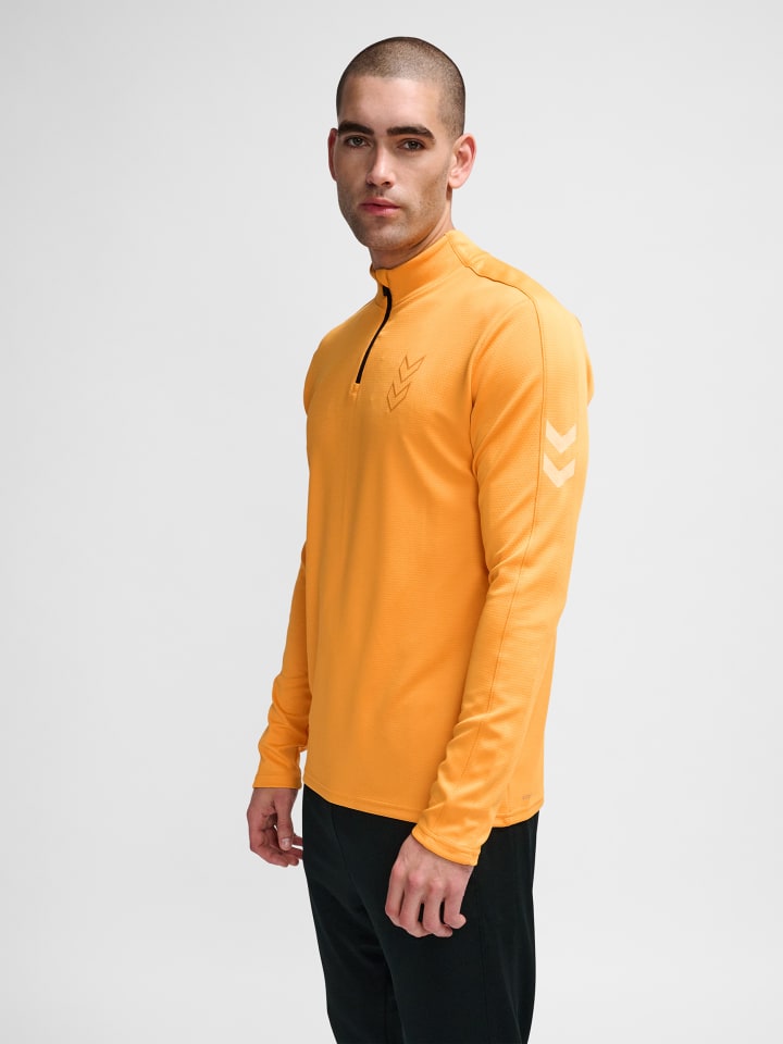 Hummel Hummel Halbreißverschluss Jacke Hmlactive Herren in BLAZING ORANGE günstig kaufen