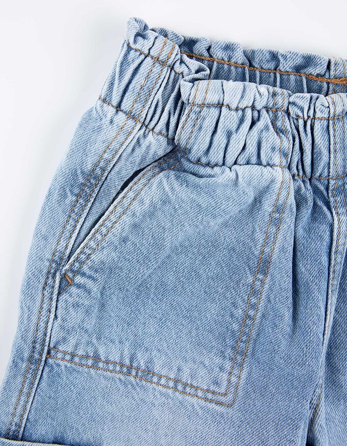 Paperbag Hose - Denim