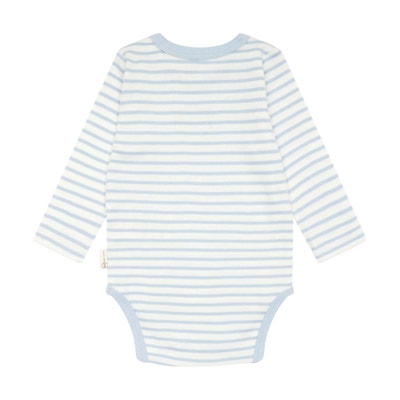 Body langarm GOTS, hellblau