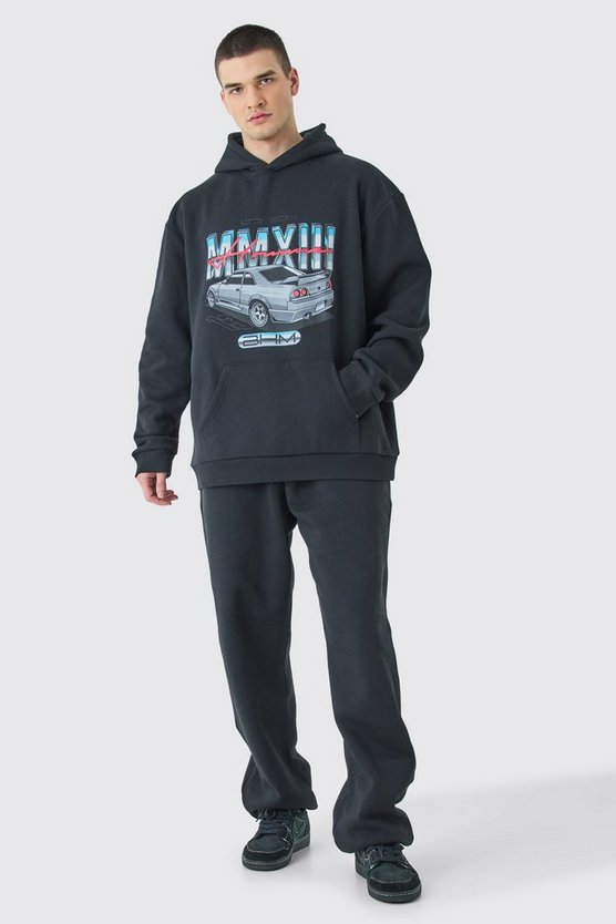 Tall Oversize Trainingsanzug mit Mmxiii Print und Kapuze