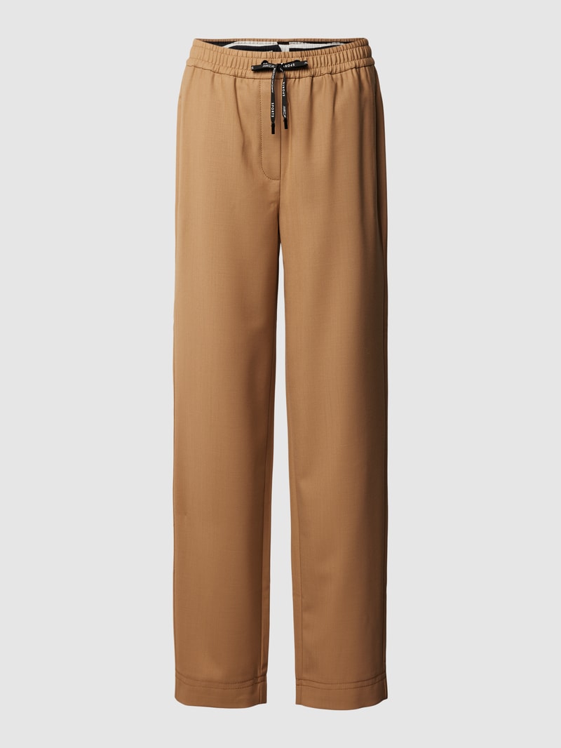 Hose mit in camel