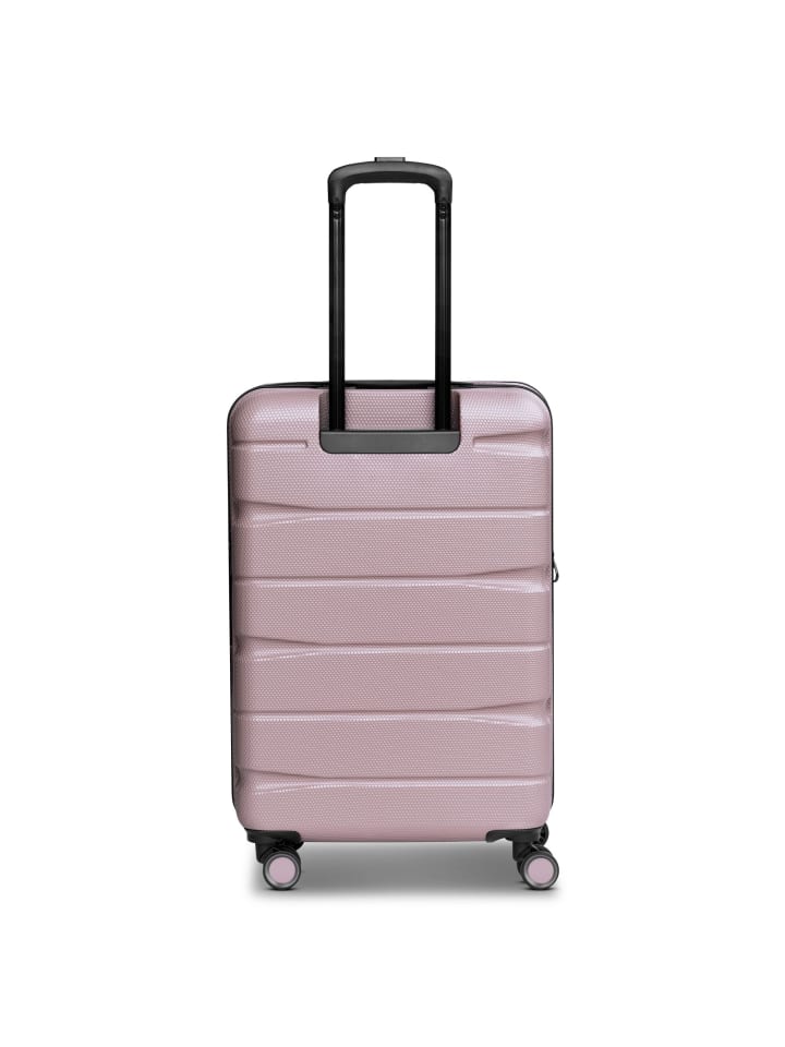 Franky Munich 4.0 4 Rollen Kofferset 3-teilig mit Dehnfalte in shiny rose shiny günstig kaufen onesize