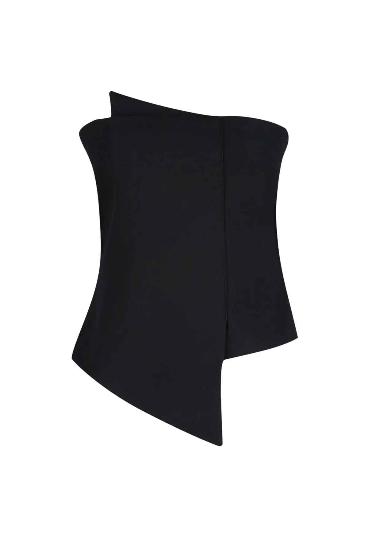Trendyol Collection  Schwarzes, tailliertes, gewebtes Bustier TPRSS24BZ00008