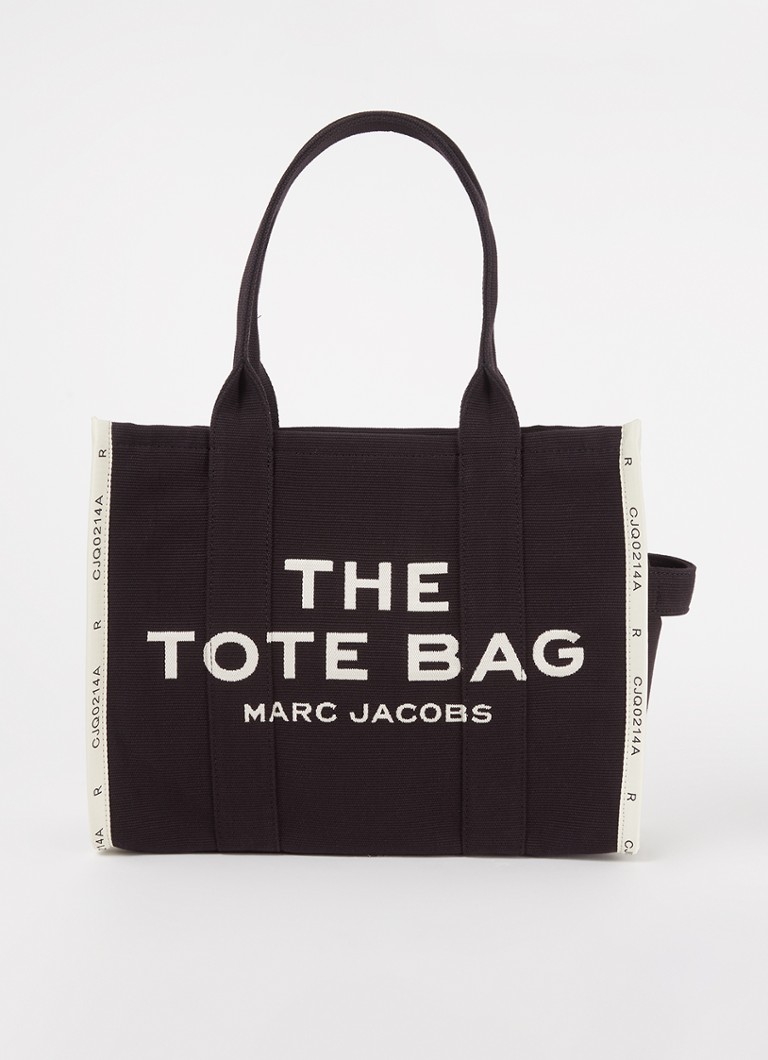 Geantă mică maro cu logo Marc Jacobs imprimat