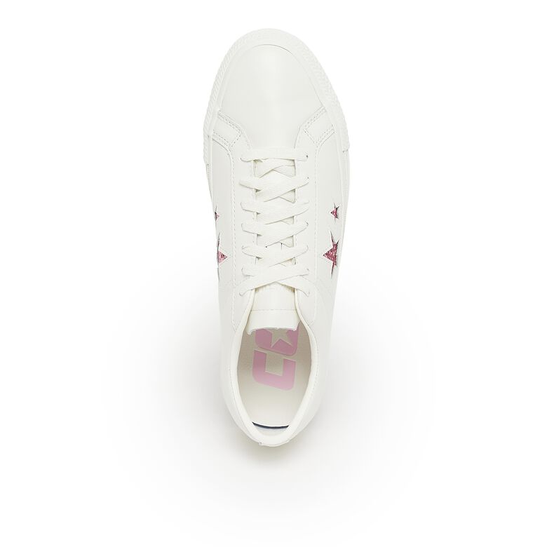Converse x Turnstile One Star Pro Ox White/Pink/White