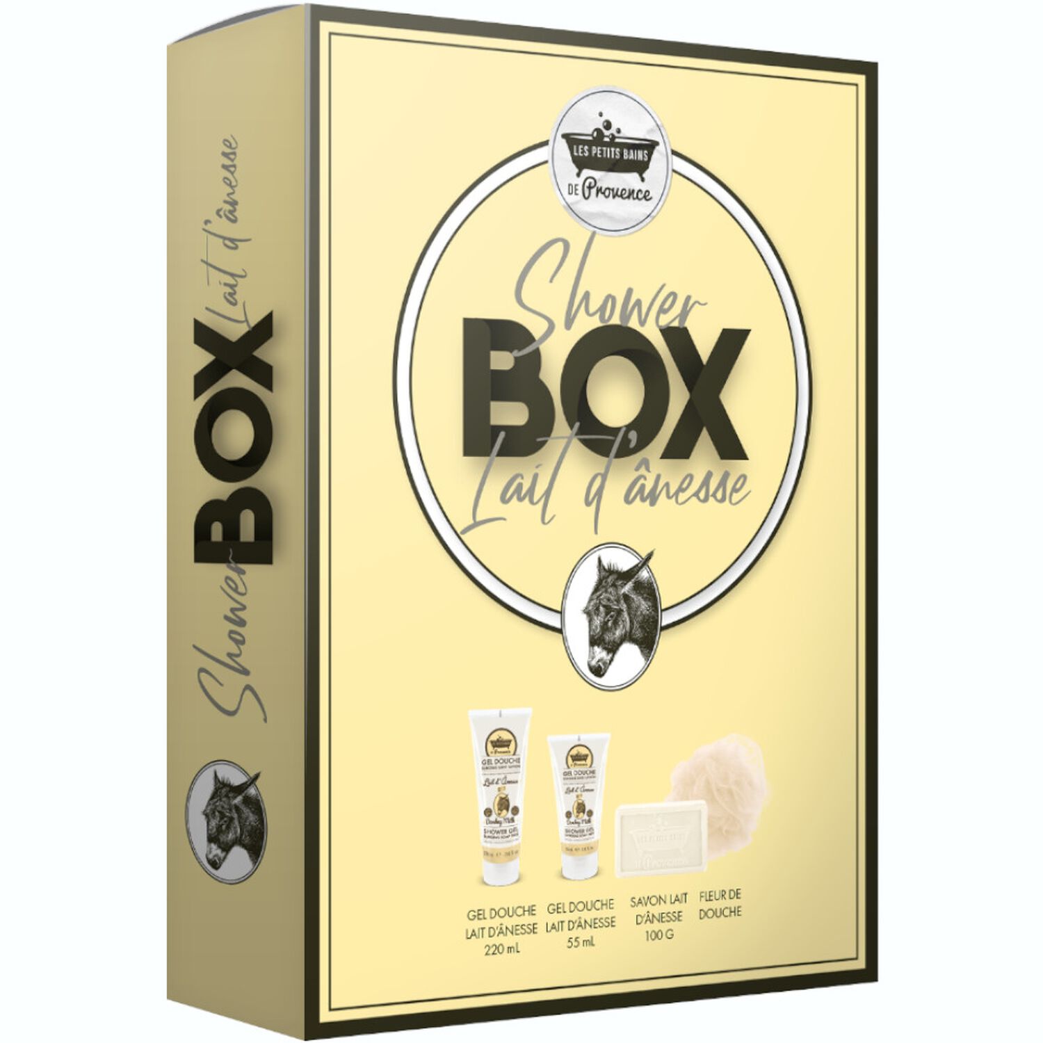Les Petits Bains de Provence Shower Box Lait d'Anesse Coffret Gel Douche d'Anesse