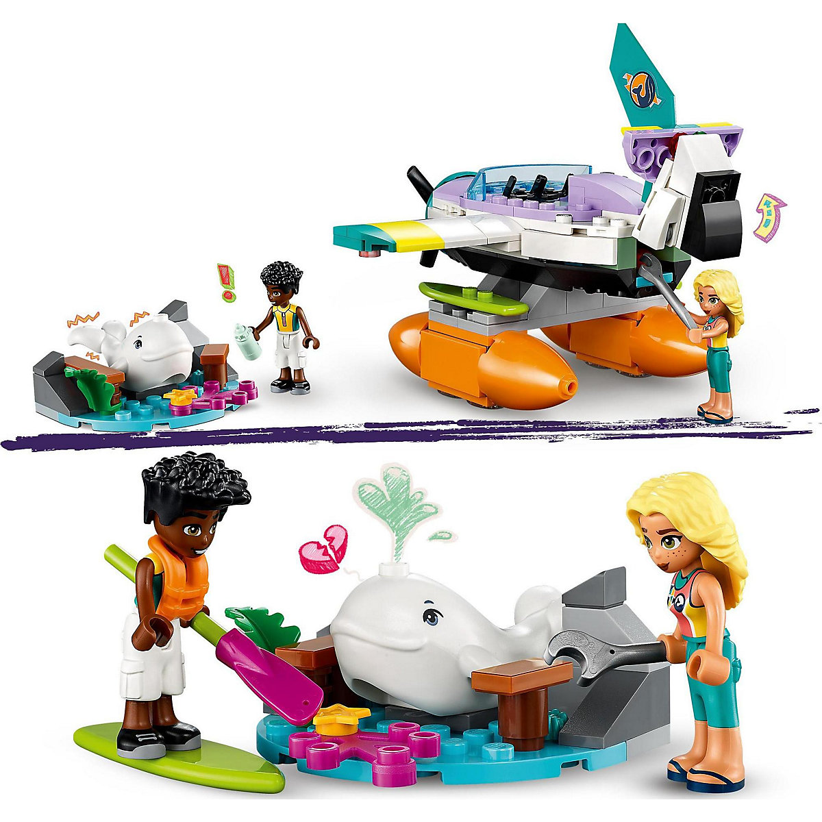 LEGO® Friends 41752 Seerettungsflugzeug