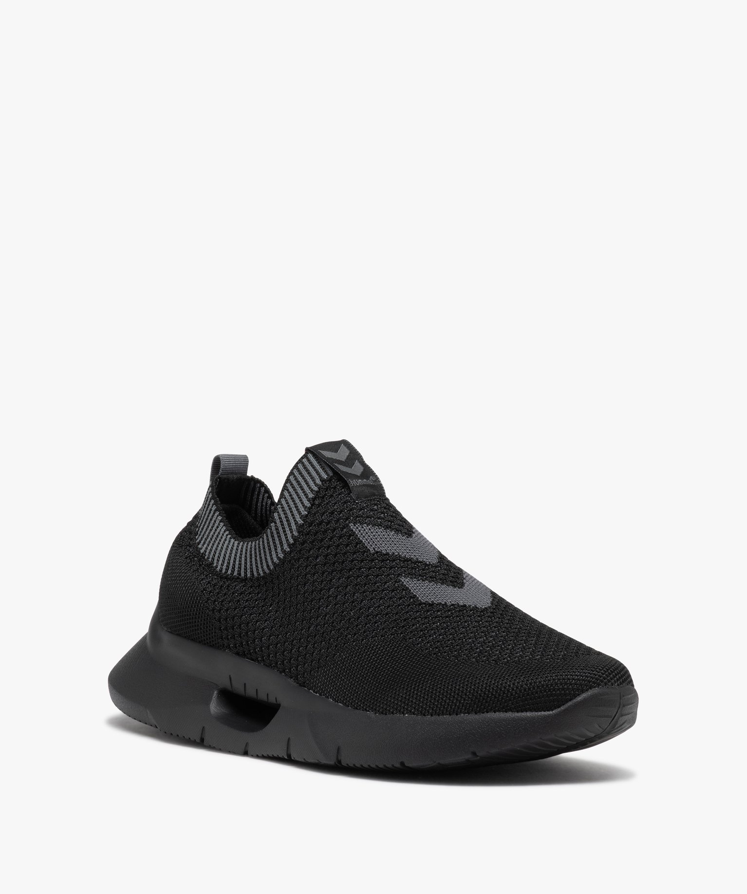 Baskets homme unies en mesh sans lacets - Hummel noir | GEMO