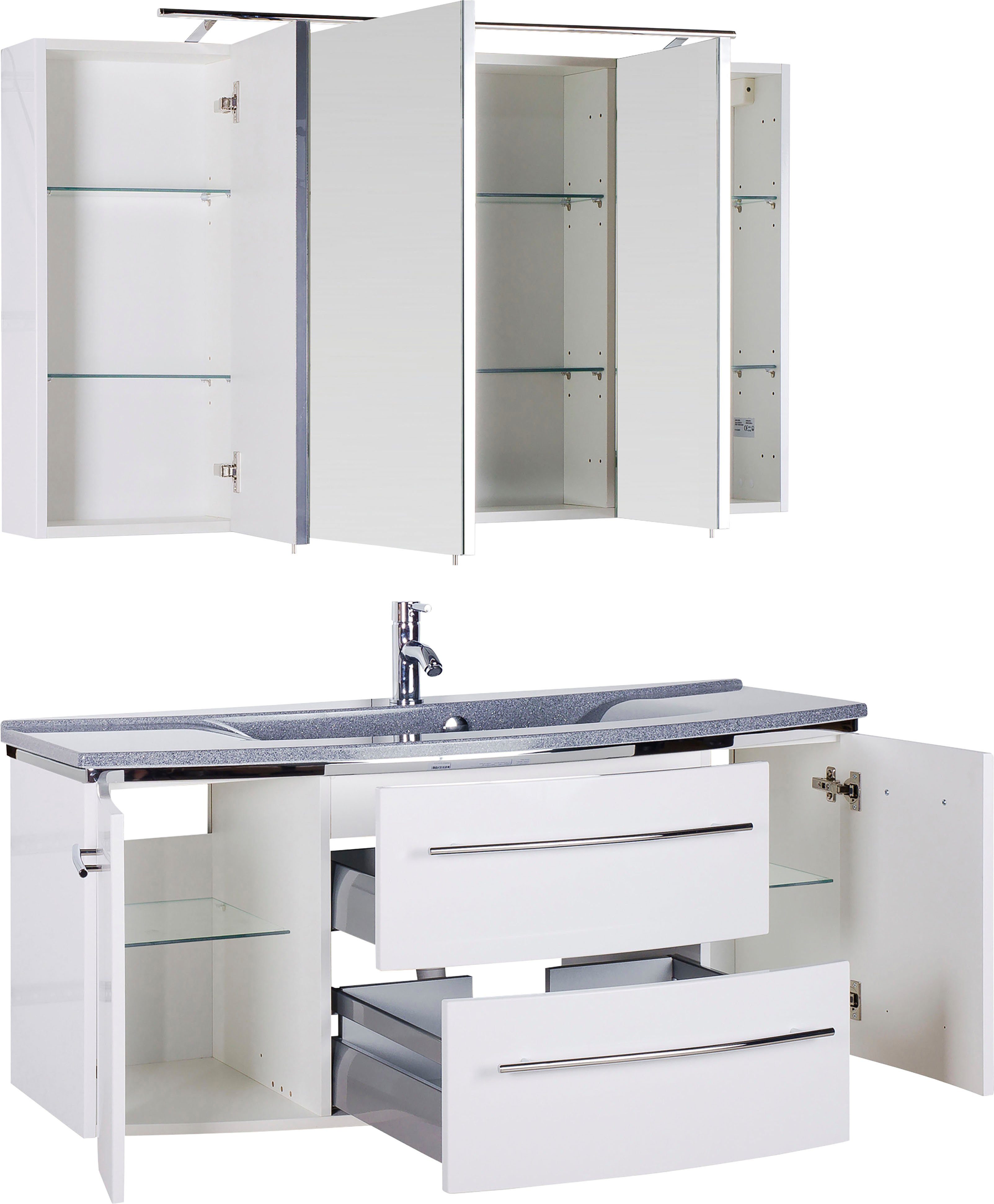 MARLIN Badmöbel-Set 3040, (2-St), Breite 120 cm