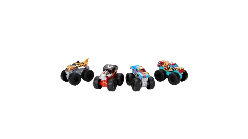 Hot Wheels Monster Trucks Roarin’ Wreckers Trucks mit Licht- und Geräuscheffekten, 1 Stück, sortiert