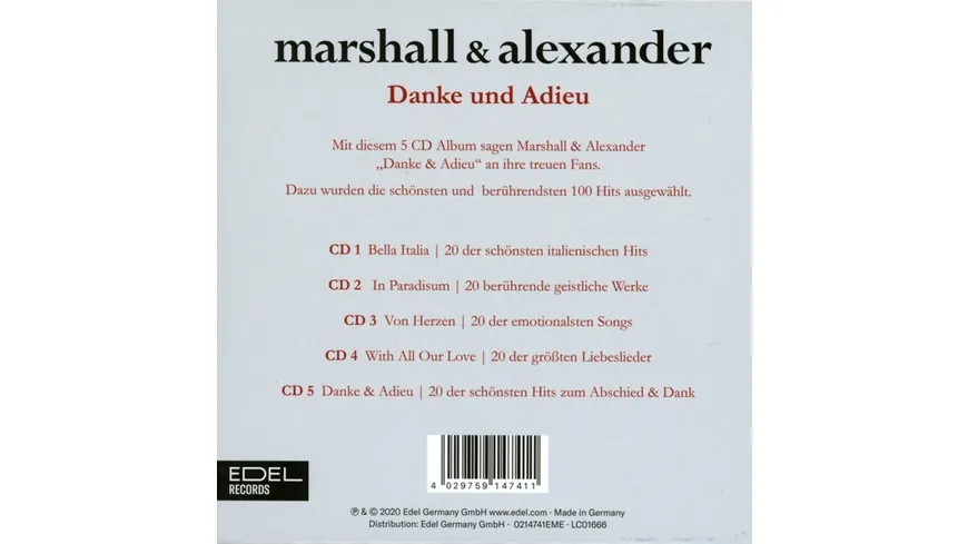 Danke & Adieu (Das Große Abschiedsalbum)