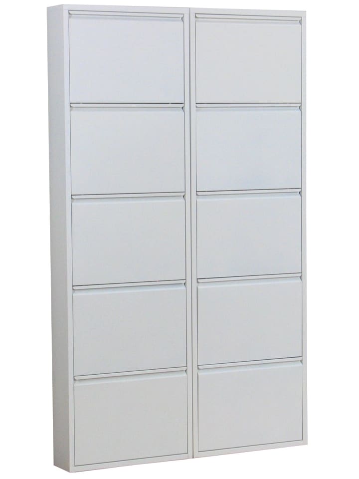 ebuy24 Schuhschrank Pisa Weiß 101 x 16 cm günstig kaufen onesize