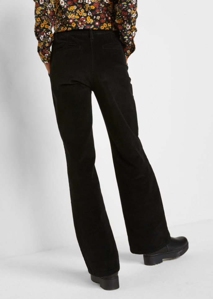 Cordhose mit weitem Bein